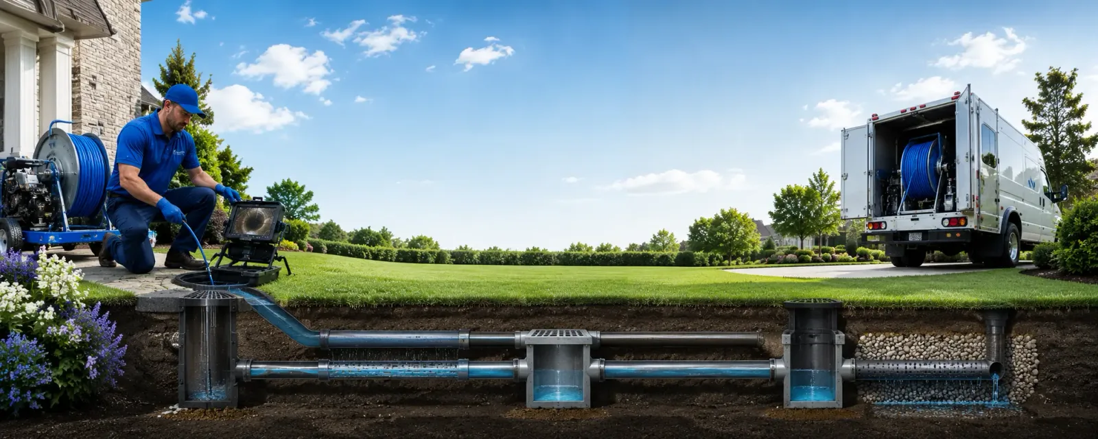 Outdoor drain cleaning information for Standish, ME